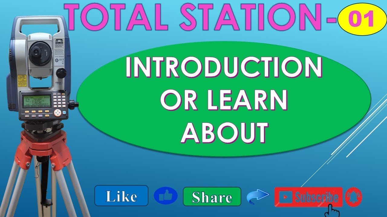 Introduction to all the part's total station on Sokkia Cx-105    -- (1)