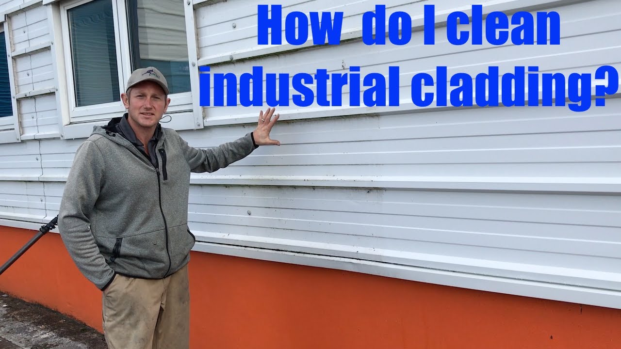 How to clean industrial cladding with Benz Lightning Cleanze