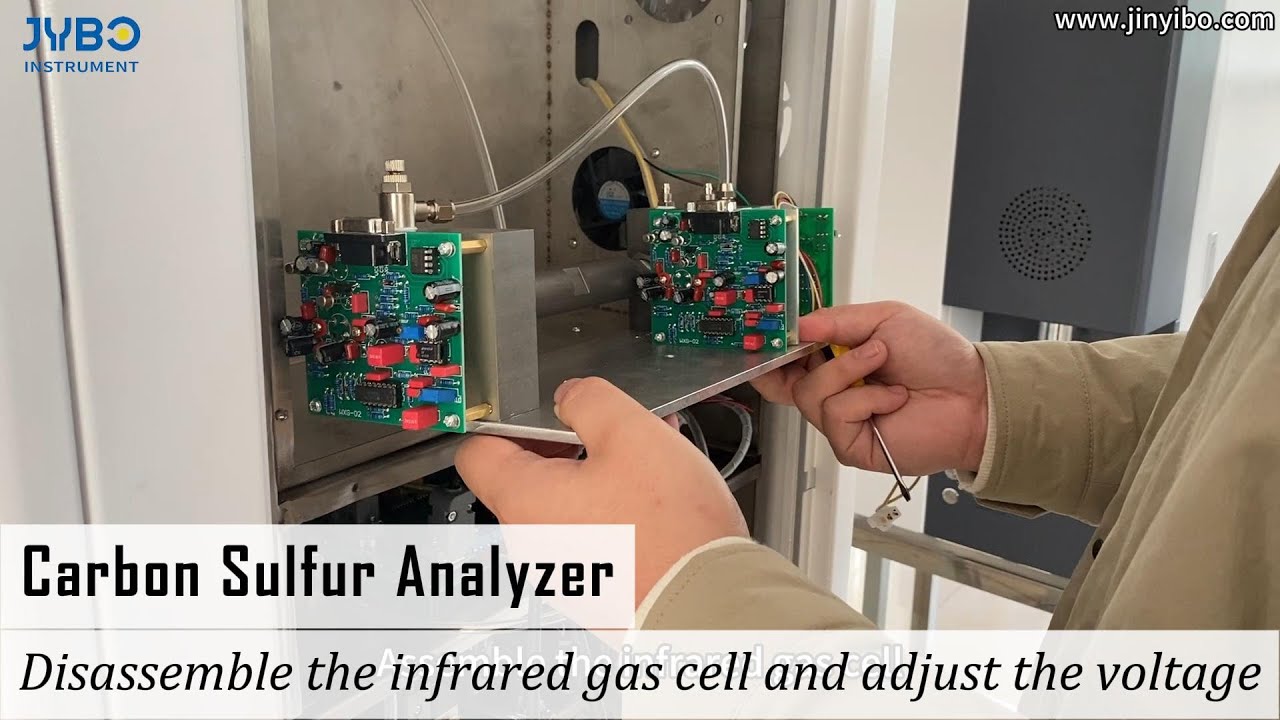 Carbon Sulfur Analyzer（Elemental Analysis）-adjust the voltage#machine #elements #laboratory