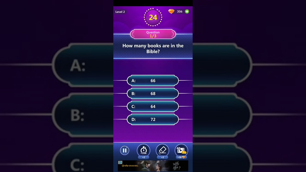 Bible Trivia Level 1 Level 2 #trial #bibletrivia