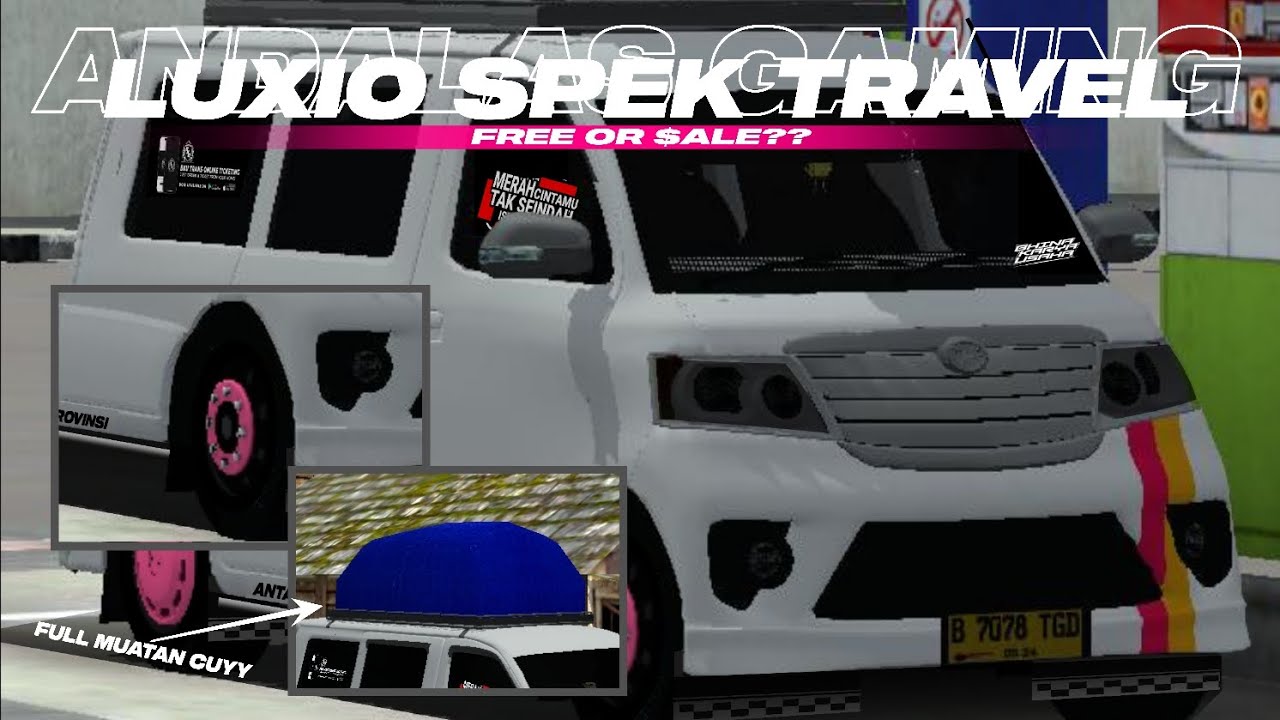 SHARE MOD LUXIO SPEK TRAVEL NIHHHH‼️||  MOD LUXIO TRAVEL ||free rasa sale