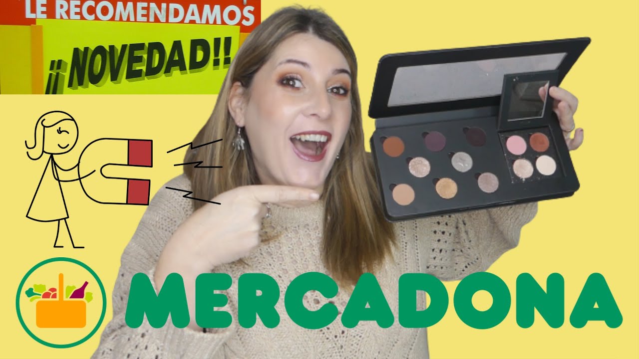 NUEVA paleta IMANTADA de MERCADONA// 12 sombras, mates, satinadas, metalizadas y 1 duocromo