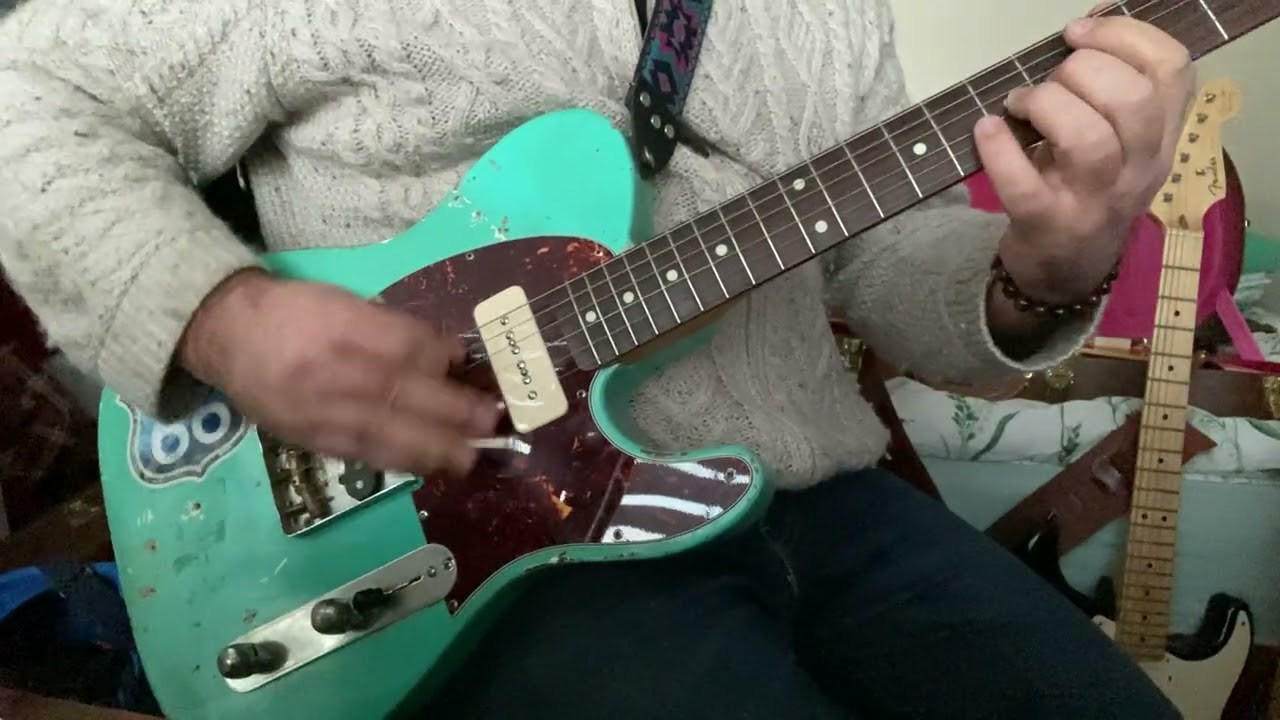 Telecaster with P-90 pickup on the neck position: Gibson original collection pickup shop