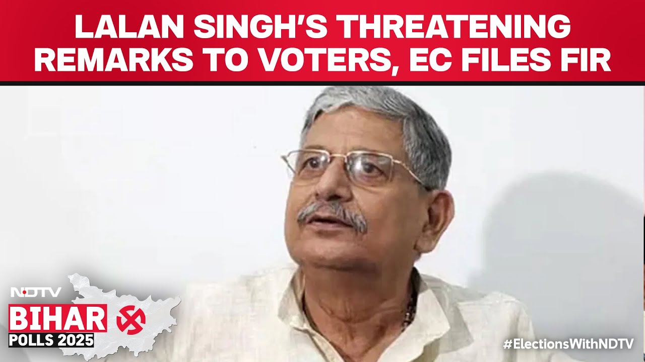 Bihar Polls | Case Against JDU's Lalan Singh Over 'Don't Let Some Leaders Step Out' Video