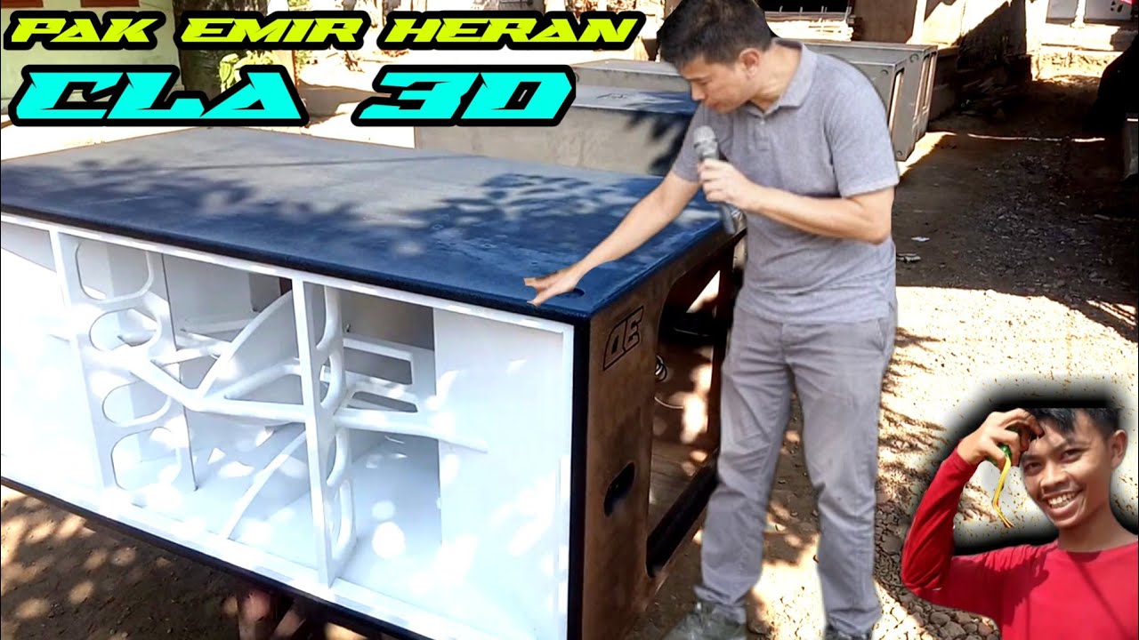 Pak Emir Bangga Melihat Box Cla 18 inch dari 3d box costum