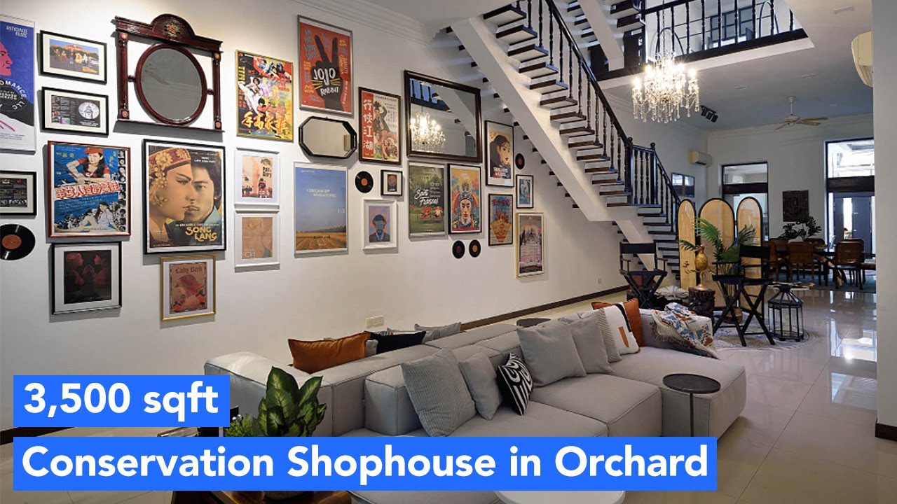 Inside a 3,500 sqft Conservation Shophouse in Orchard named after Old Palladium Theatre