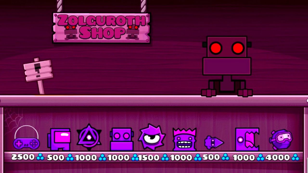 Zolguroth Shop | Geometry Dash 2.2