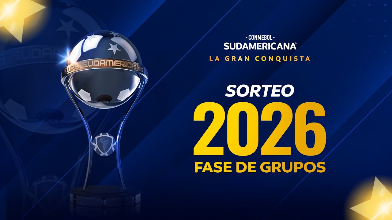 EN VIVO | SORTEO DE LA FASE DE GRUPOS | CONMEBOL SUDAMERICANA 2026