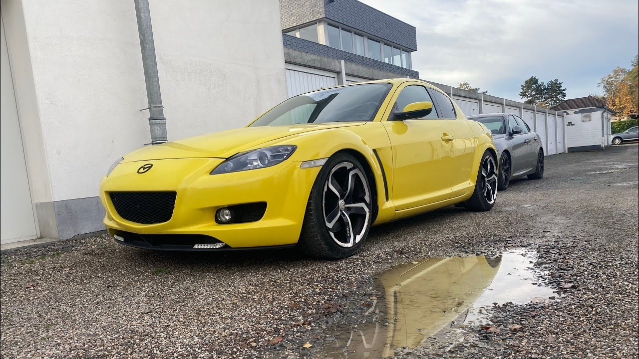 Mazda RX8 возрождение трупика в Германии!) #mazda #mazdarx8 #drift #nürburgring 