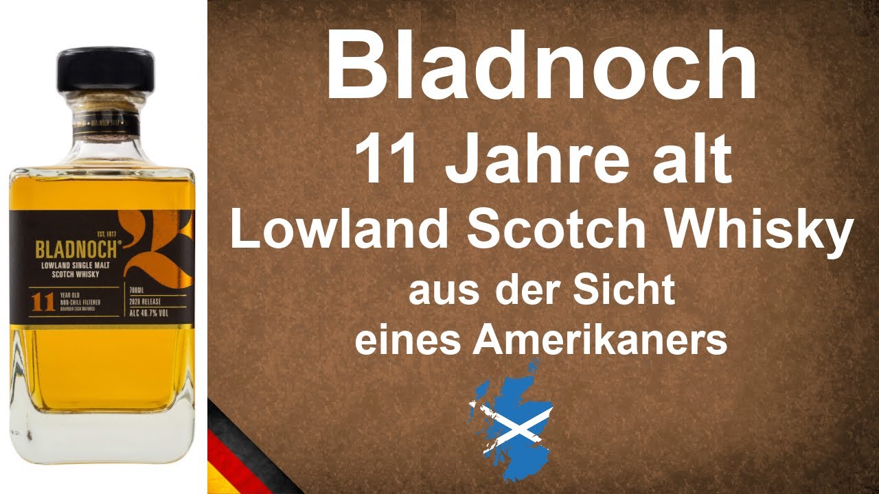 Bladnoch 11 Jahre alt Lowland Single Malt Scotch Whisky Verkostung von WhiskyJason
