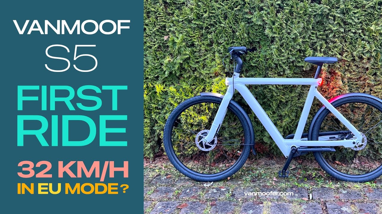 VanMoof S5 Production Bike First Ride (soon VanMoof S6)