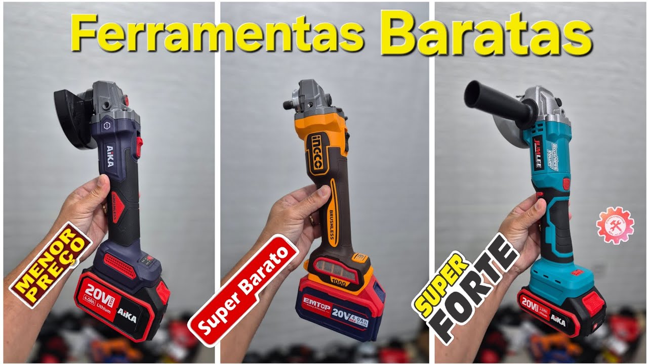 Urgente - As Melhores e Mais Em Conta Esmerilhadeira a Bateria Brushless Ecosen Jumlee Geele Zrf