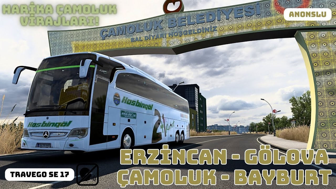 ERZİNCAN - GÖLOVA - ÇAMOLUK - BAYBURT ~ DADAŞLAR TESİSLERİ - 2K24 TURKEY MAP - TRAVEGO SE 17 - ETS 2
