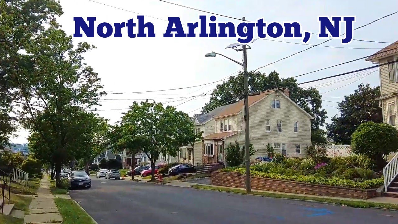 Walk tour in North Arlington, New Jersey, USA | Ridge Rd near Belleville Tpk to Columbus Park