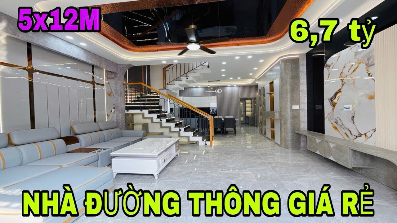 Nhà đẹp gò vấp đường thông giá rẻ.