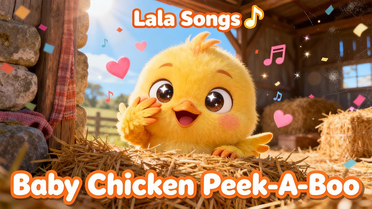 🐥 Baby Chicken Peek-A-Boo 🐥 | Cute Kids Song for Babies & Toddlers
