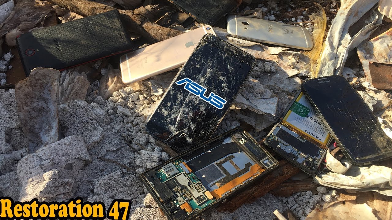 Found many abandoned phones in the landfill - Asus Zenfone 3 Max 5.5 