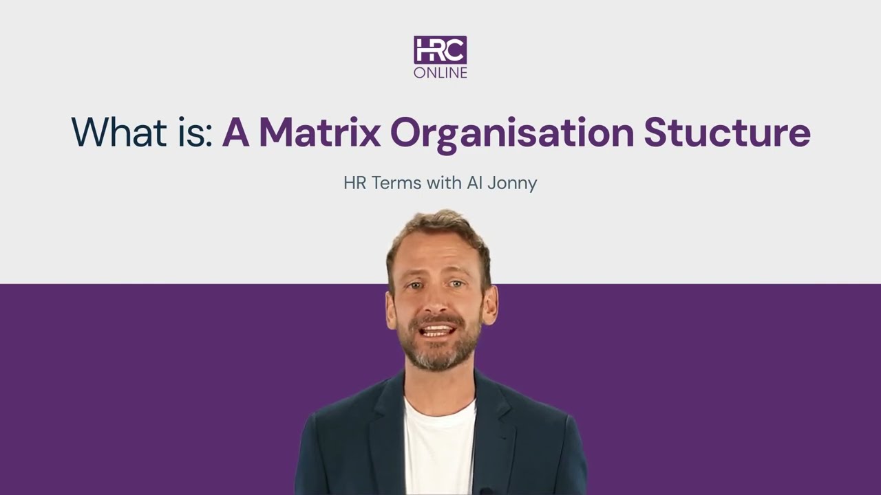 What is: A Matrix Organisational Structure
