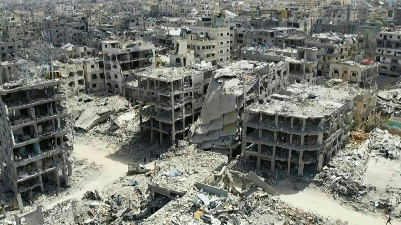 Gaza : à Khan Younès, les destructions vues du ciel | AFP