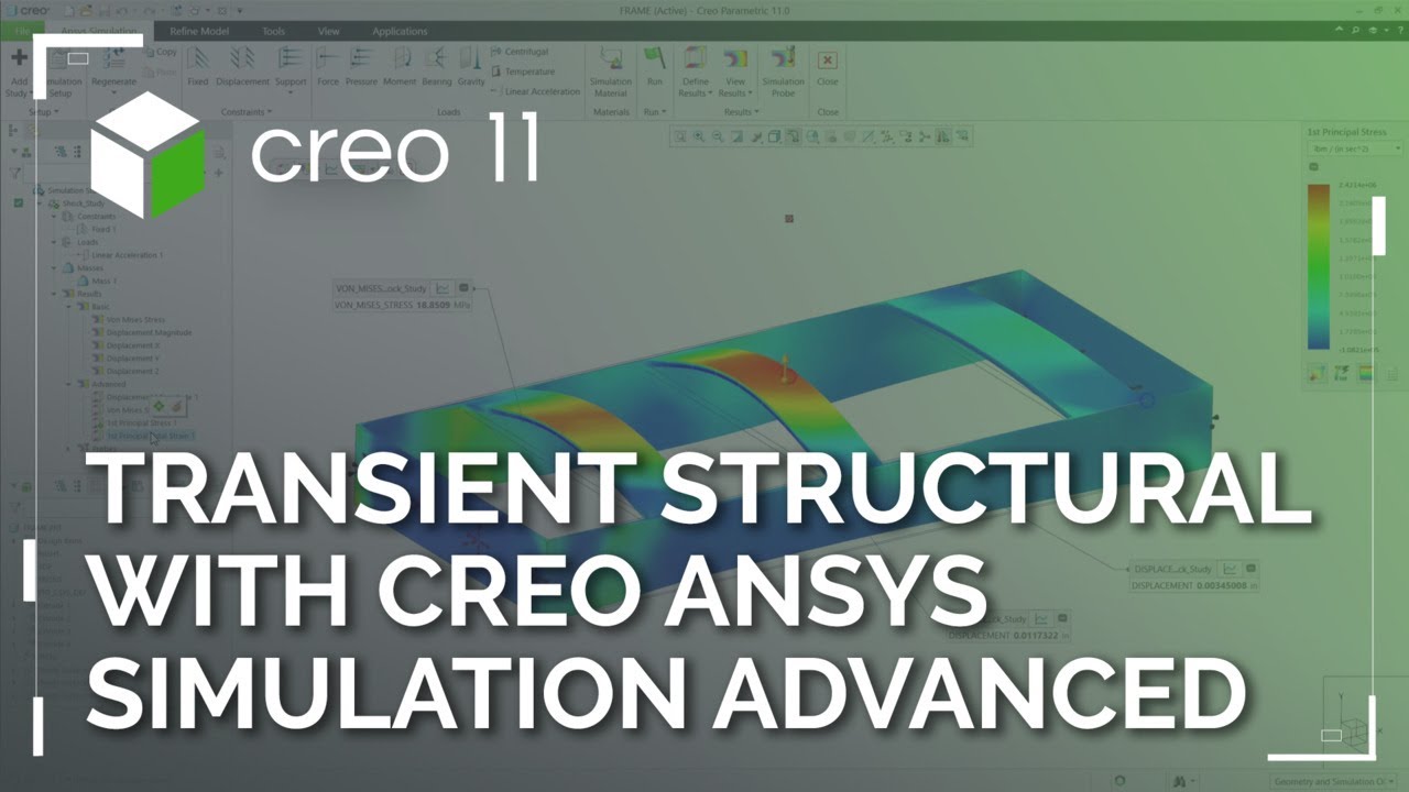 Transient Structural Simulation in Creo Ansys Simulation | Creo 11