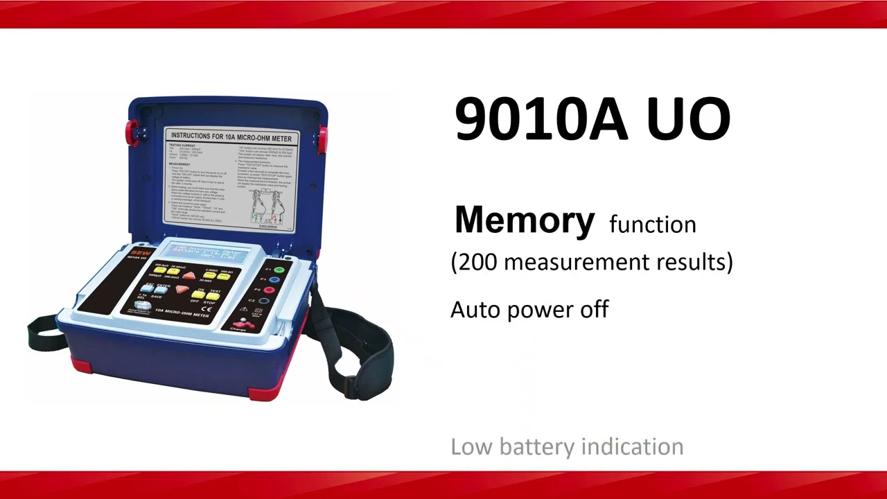 SEW 9010A UO 10A MICRO-OHM METER