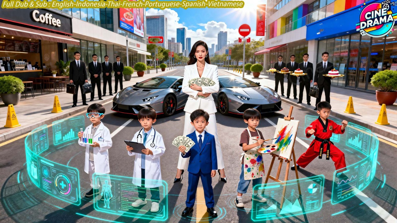 Bankrupt Female CEO Called Mom By 5 Genius Kids—Lost Children Help Her Reclaim Fortune