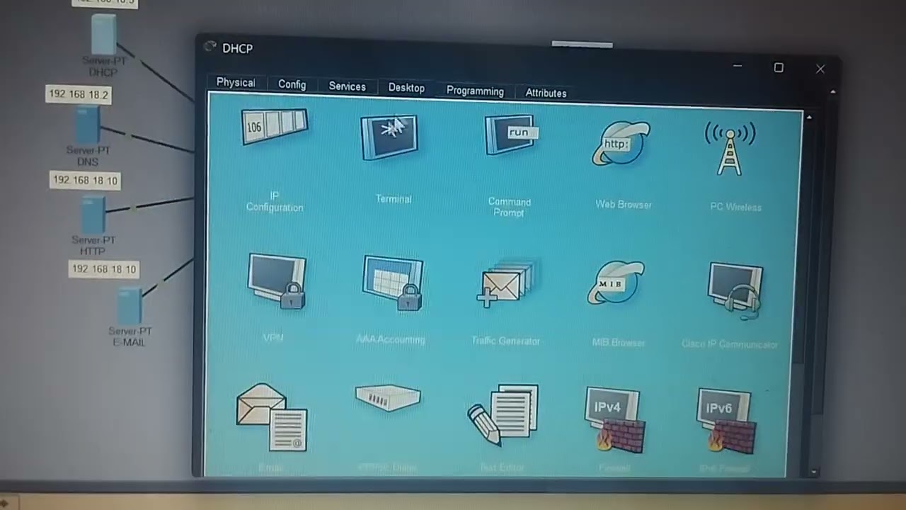 Como configurar o server DHCP