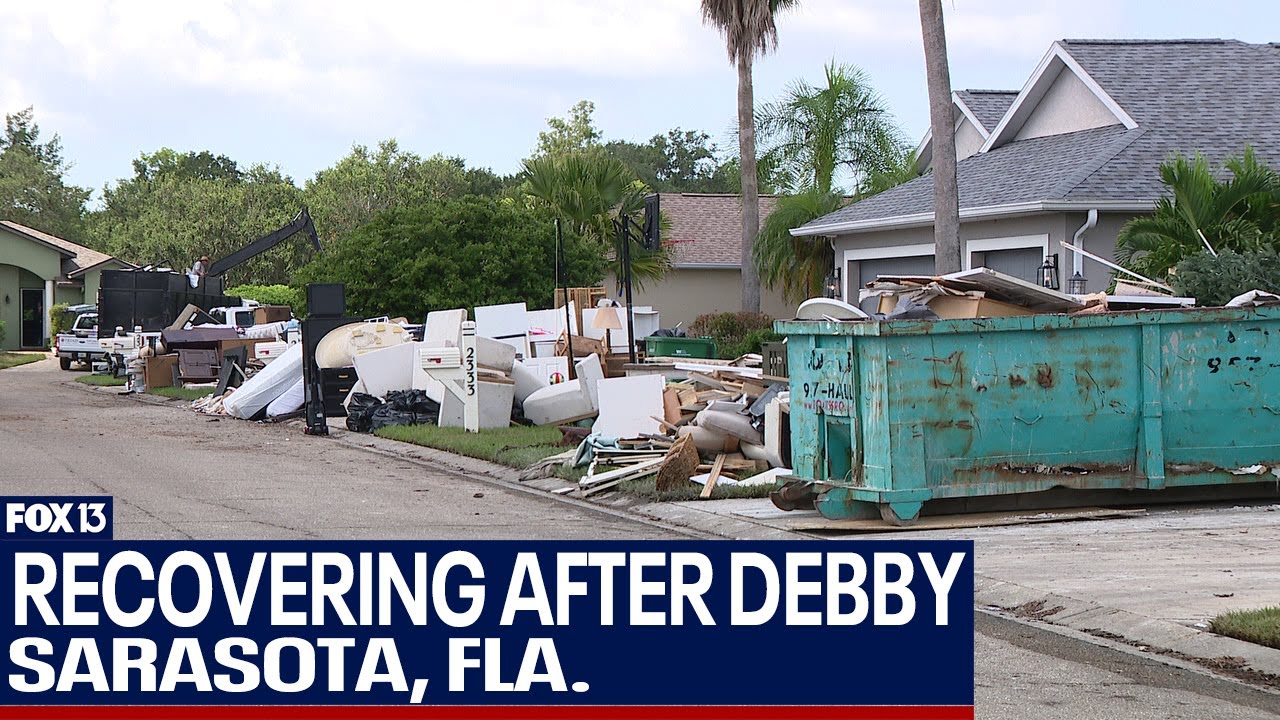 Difficult recovery ahead for victims of flooding caused by Debby in Sarasota