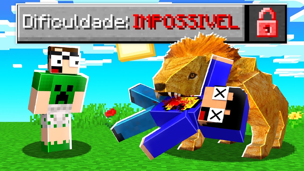 sobrevivendo o MOD mais DIF&Iacute;CIL do MINECRAFT! 😈