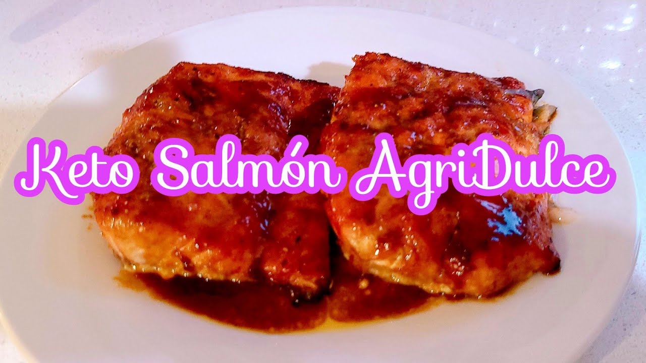 KETO SALMÓN AGRIDULCE 🐟