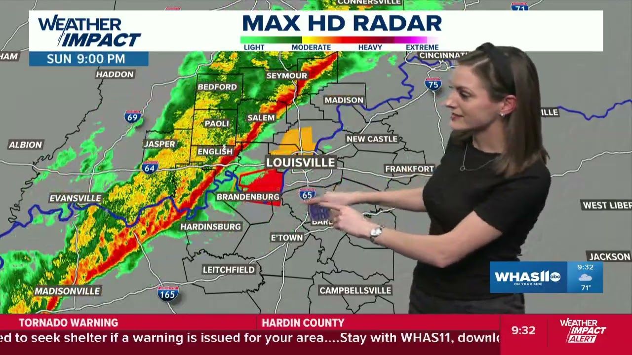 WHAS-TV - Severe Weather Coverage - Evening of 12/28/2025