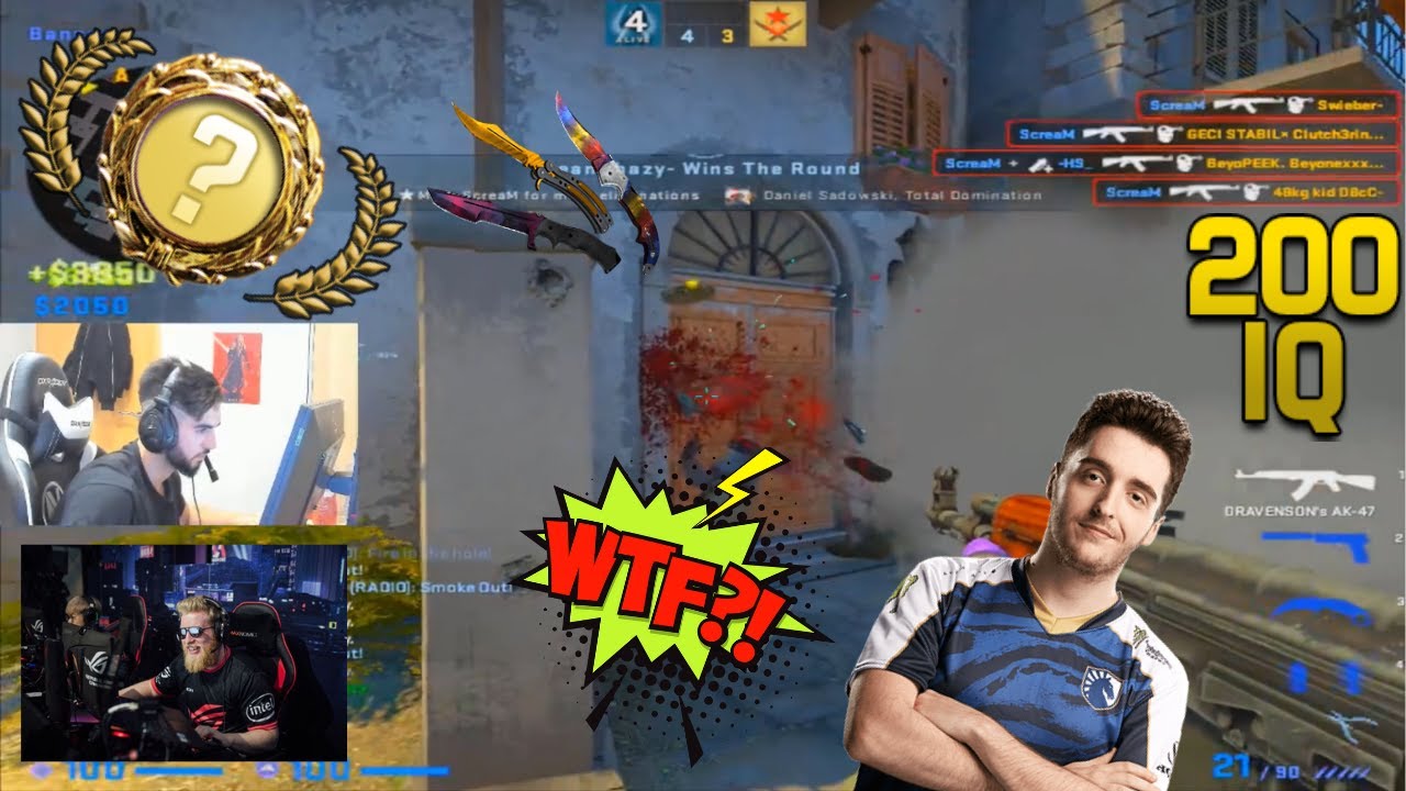 Scream WTF ACE - flOm - NAF 1 vs 3 - TWITCH CLIPS CS:GO