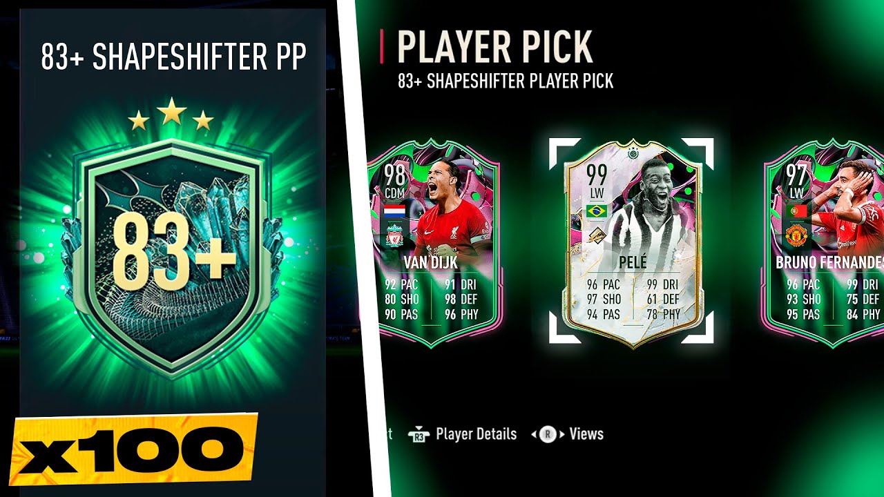 I Packed 2 Shapeshifter Icons + 2 Premium Shapeshifters in a FIFA 23 Pack Opening?