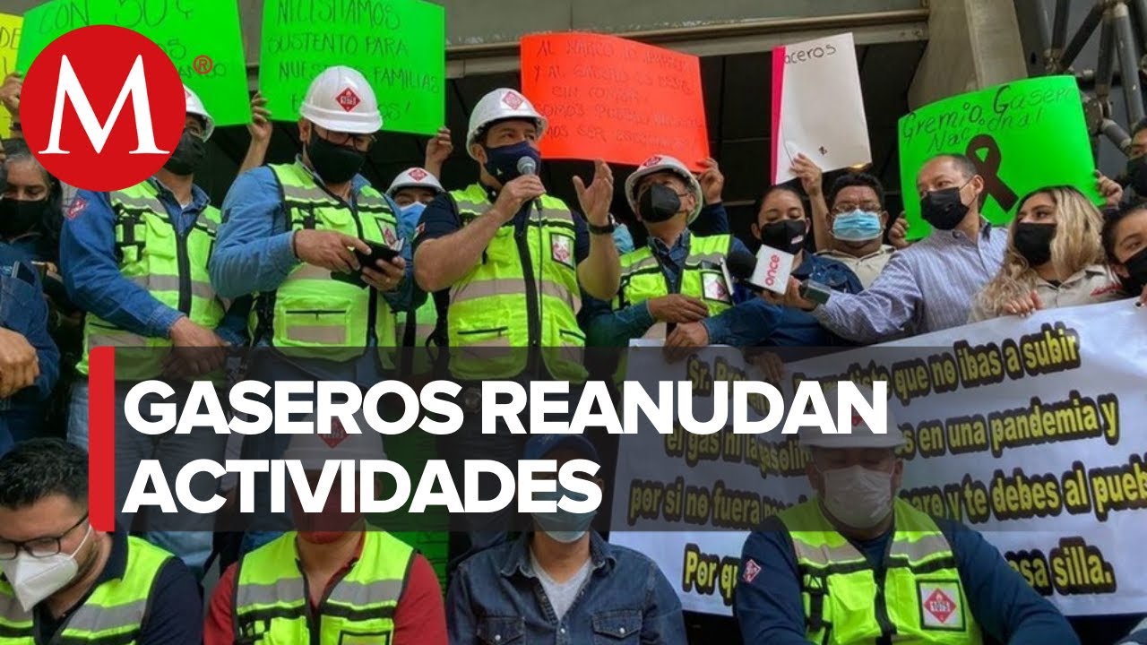 Gaseros ponen fin al paro de actividades