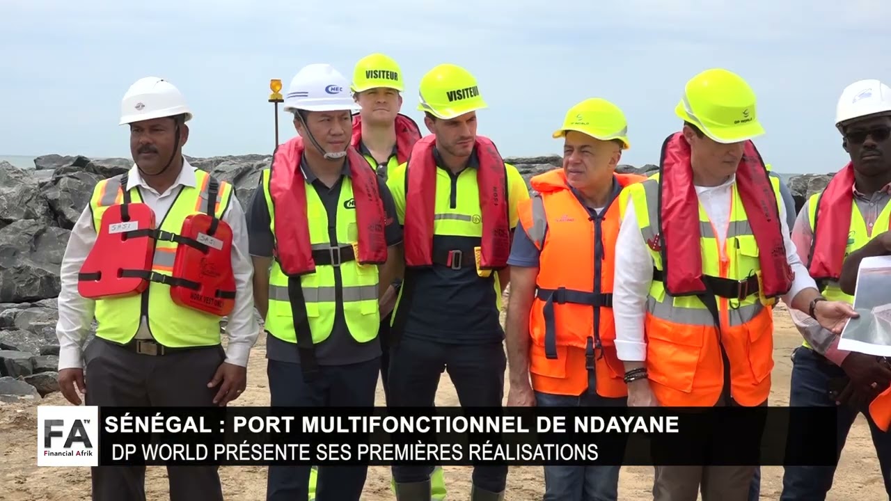 S&eacute;n&eacute;gal: une visite de chantier au future port multifonctionnel de Ndayane
