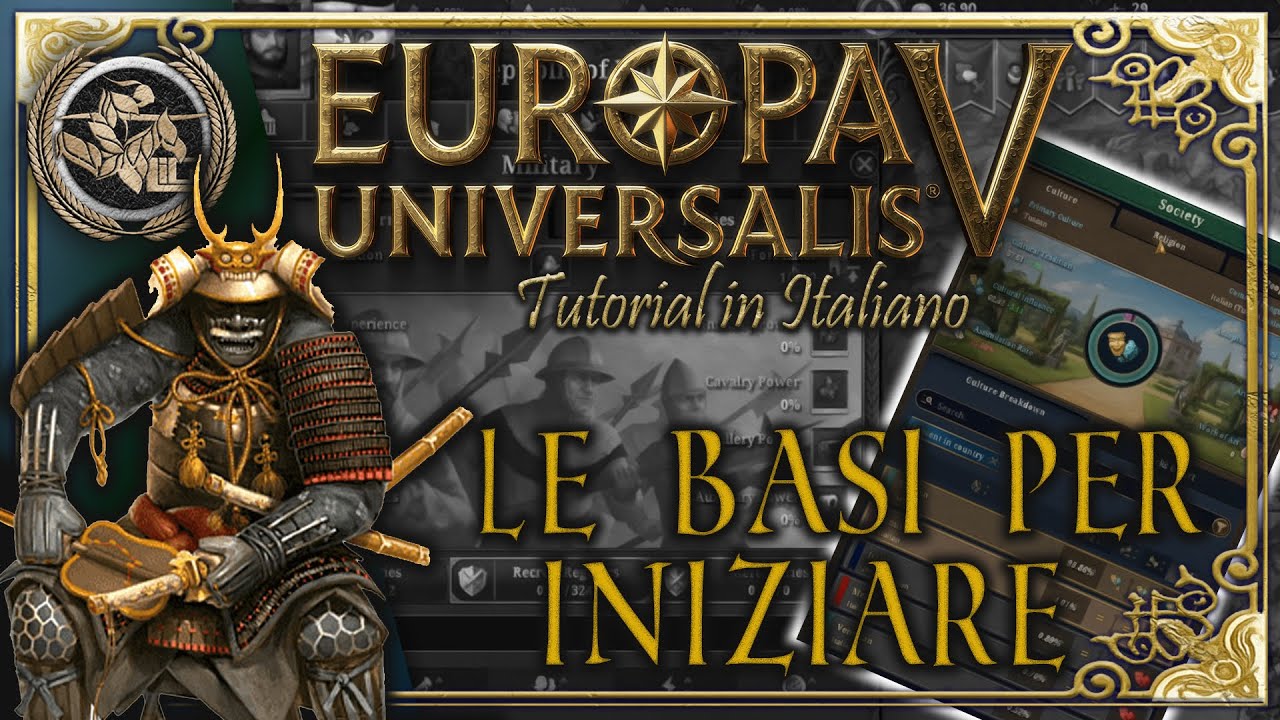 EUROPA UNIVERSALIS V 🎓 Nozioni Base e Interfaccia Grafica | La Guida Tutorial di Shogun Oda