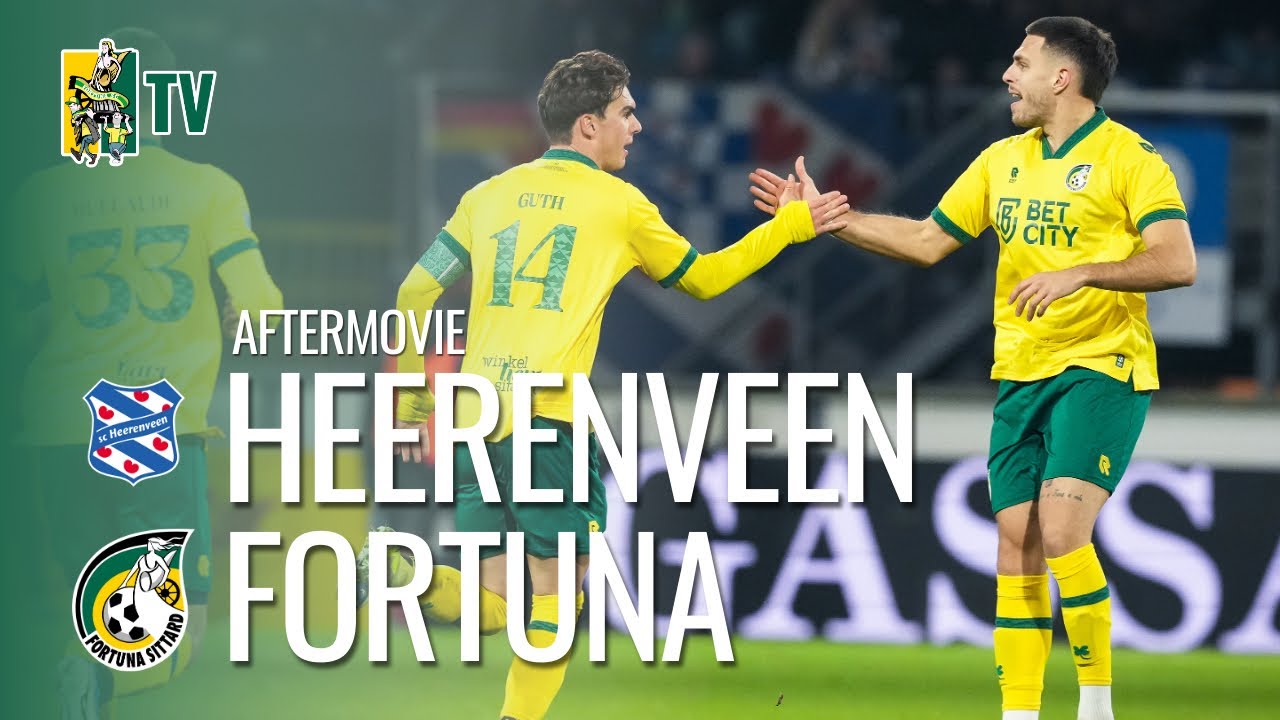 EERSTE PUNT van 2025: GELIJKSPEL tegen SC Heerenveen! - Fortuna SC TV