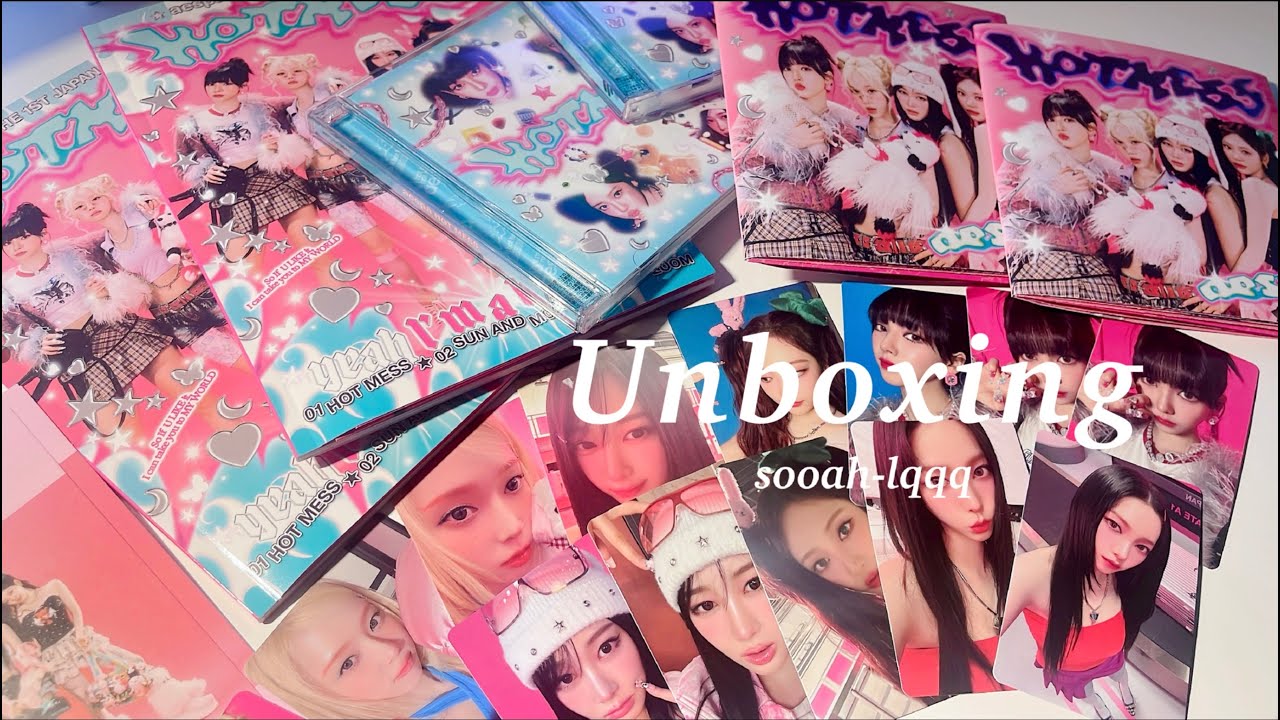 [Unboxing]HotMess🩷開封動画/トレカ収納:プチ作業動画