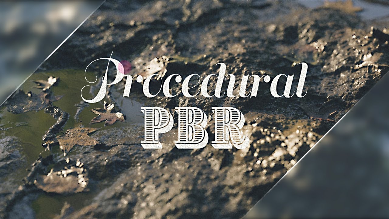 SCATTr 03 - Procedural PBR [Blender Tutorial]