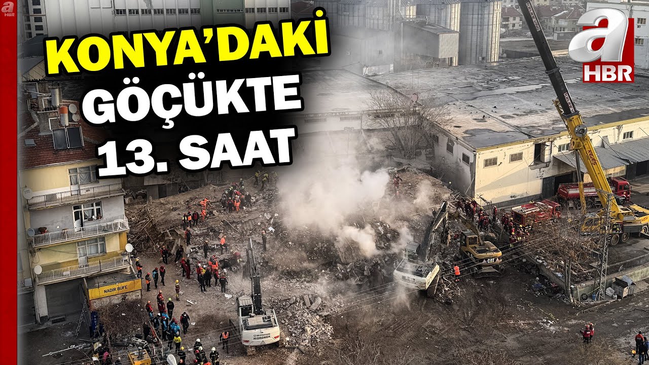 Konya'da Kurtarma Ekipleri Zamana Karşı Yarışıyor! İşte O Anlar... I A Haber
