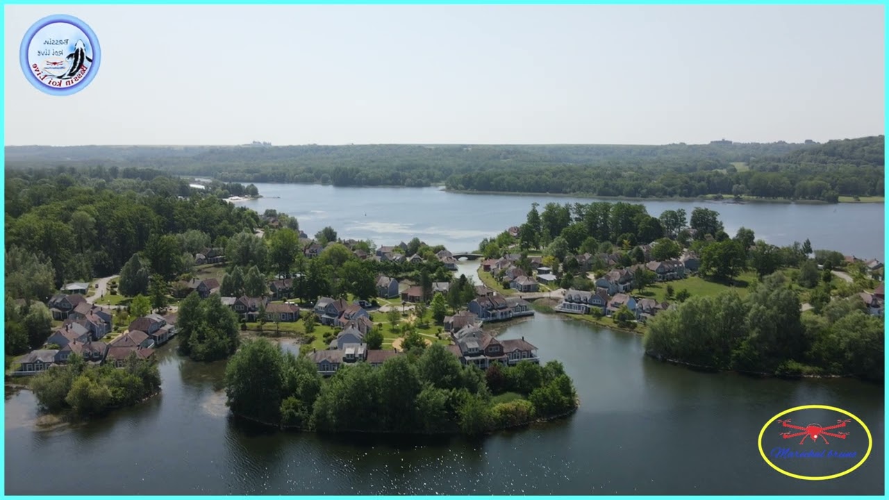 Plan d'eau de l'Ailette et de la Biévre dans les Hauts de France