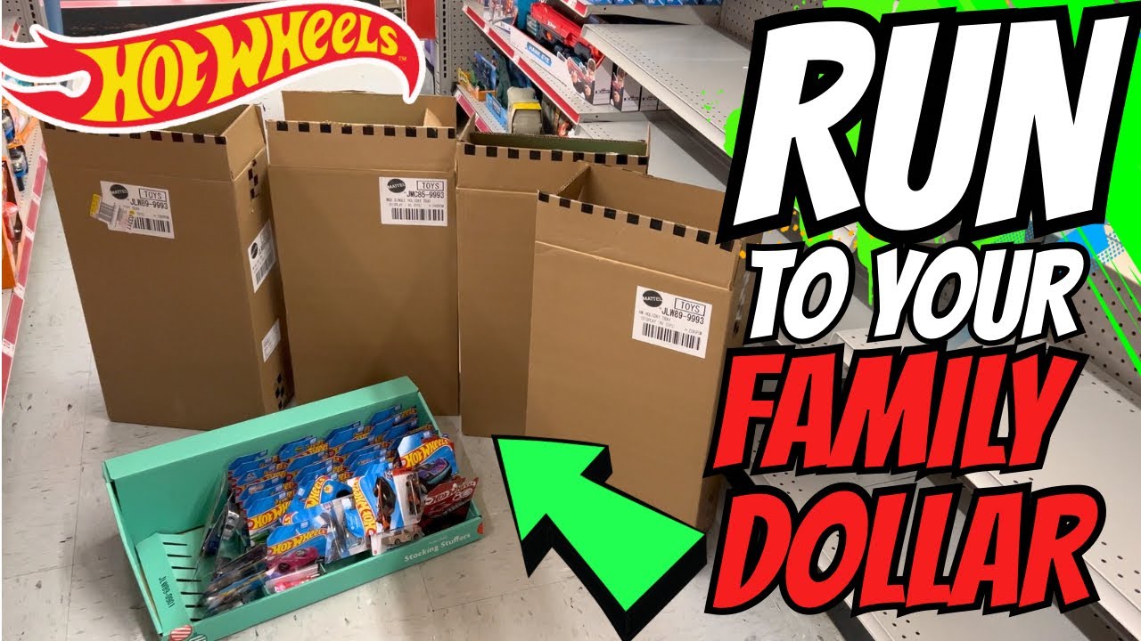 НОВЫЕ ВИТРИНЫ HOT WHEELS В МАГАЗИНАХ FAMILY DOLLAR🔥😱 #hotwheels