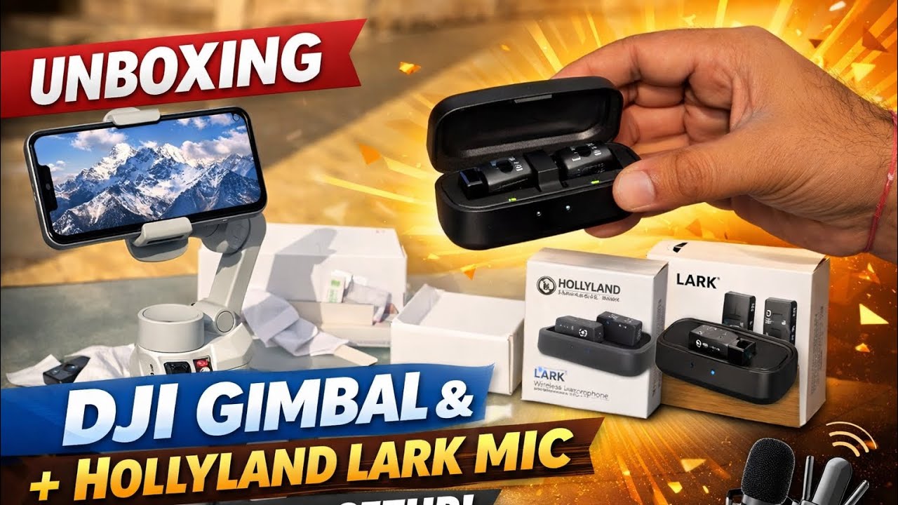 Planning for next trip 😍 अब नहीं होगी कोई परेशानी #finally #gimble #mic #microphone #gadgets 