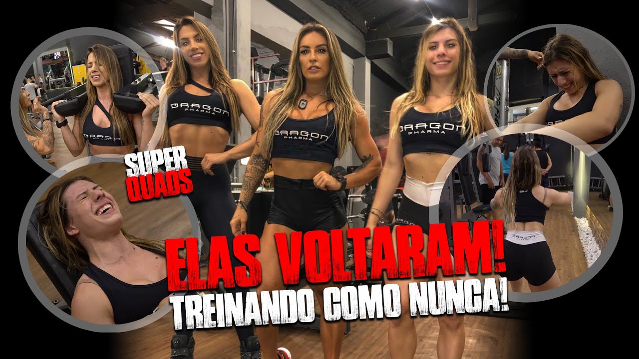 ELAS VOLTARAM! TREINO AVANÇADO DE QUADRÍCEPS | TREINO INSANO