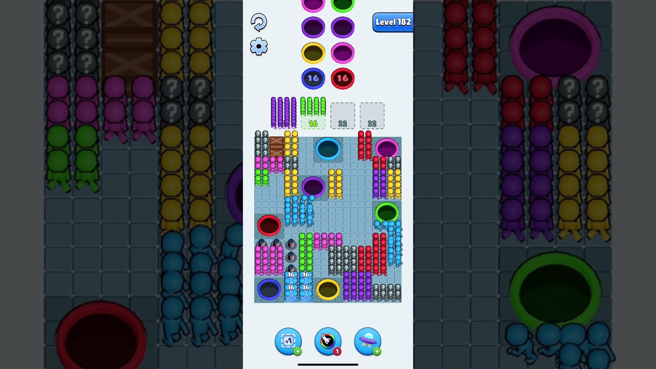 Game: Hole People - Gameplay Level 181 182