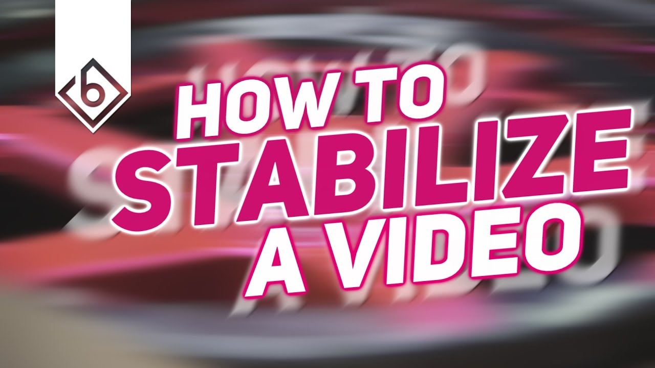 How To Stabilize A Video - Adobe After Effects Tutorial