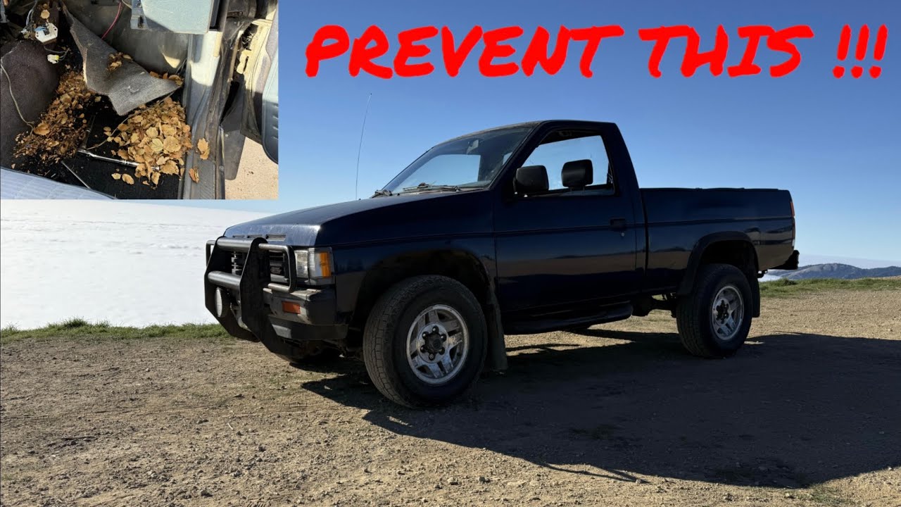 How to Remove Debris From HVAC Vents on a D21 Nissan Hardbody 