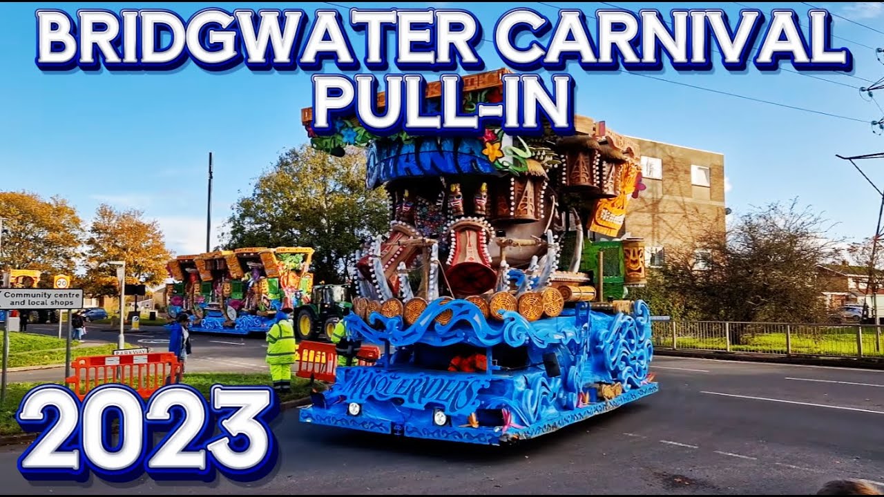 Bridgwater Carnival 2023 - Parkway pull in 4k