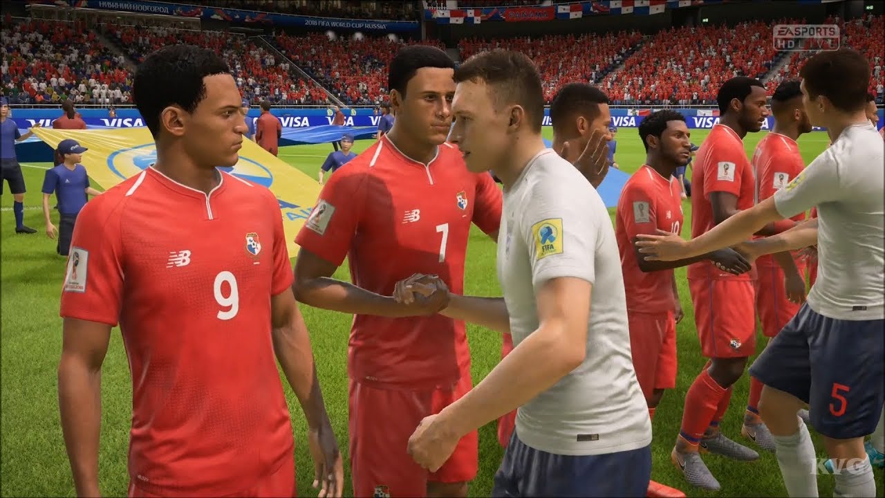 2018 FIFA World Cup Russia - England vs Panama - Gameplay (HD) [1080p60FPS]