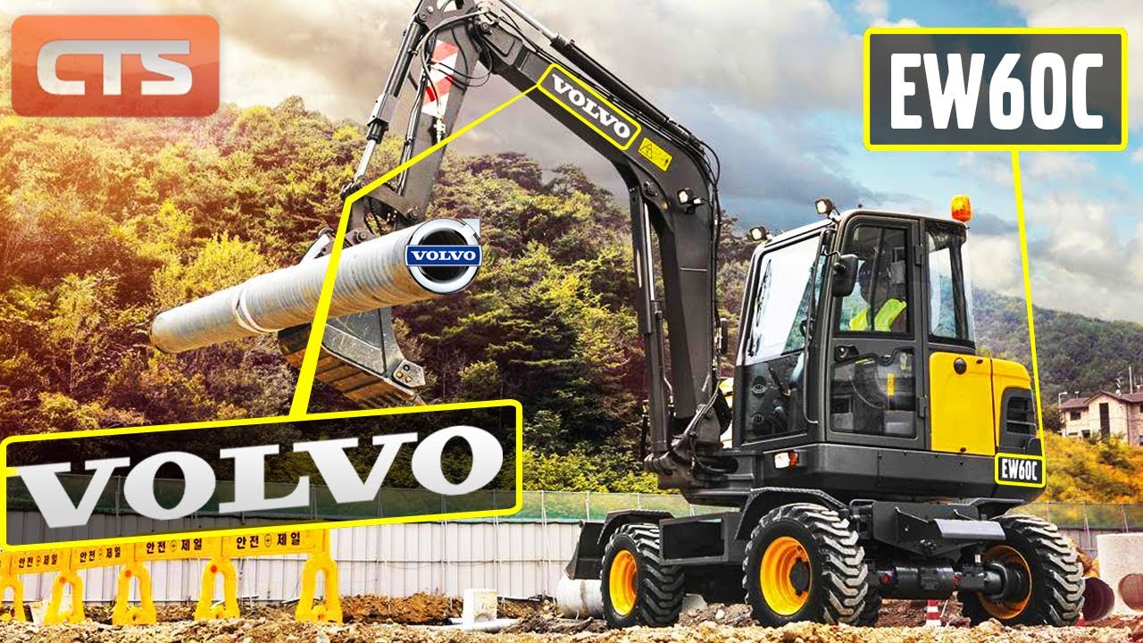 Экскаватор VOLVO EW60C | Тест-Драйв и Обзор